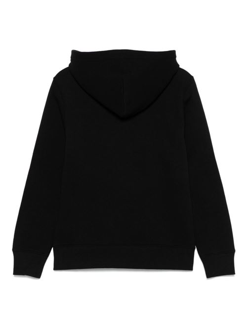 Felpa bambino Polo Ralph Lauren nera con cappuccio e logo ricamato RALPH LAUREN KIDS | 749954059